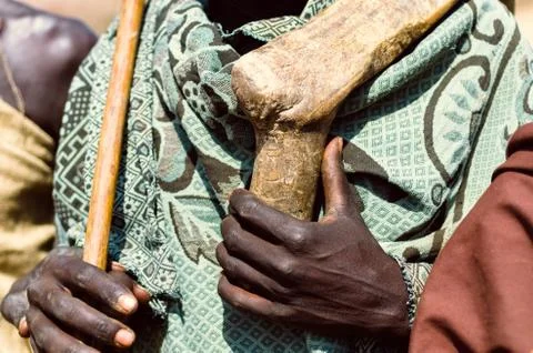 Hands of a Arbore man Stock Photos