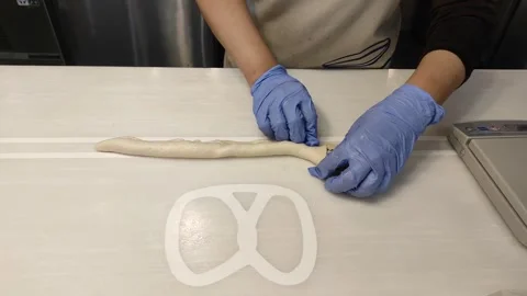 Hands are rolling the dough Stock Footage 259535428