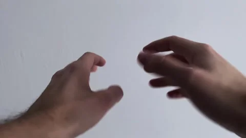 The hands are viewed from all sides Stock Footage 266508251