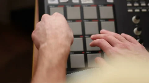 Hands Of Beatmaker (Smuff_tha_Quiz) 2 Stock Footage 34828904