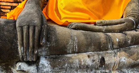 Hands of Buddha Stock Photos