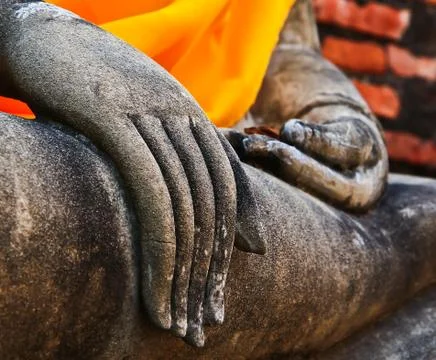 Hands of Buddha Stock Photos