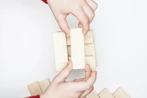 Hands build Stock Photos