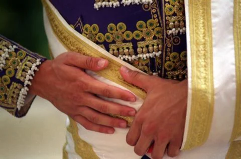 Hands of a bullfighter Stock Photos