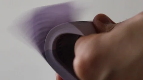 Hands Of A Businessman Holding A Bundle Of Five Hundred Euros Bills On A Whi Stock Footage 125182069