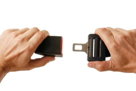 Hands button Stock Photos