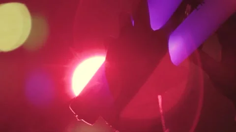 Hands clapping at concert Stock Footage 45513265