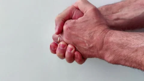 Hands Clasped Together Showing Unity and Support Gesture 動画素材 330761145