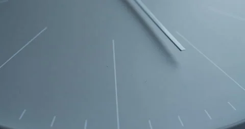 The hands of the clock move quickly, slow motion. Video stock 146216813