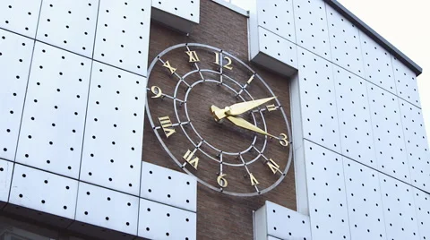  hands clock turning, slow motion Stock Footage 57316649