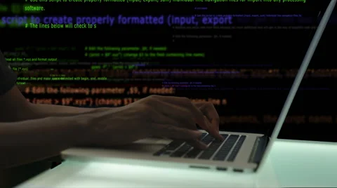 Hands Coding on Laptop 스톡 동영상 47860001