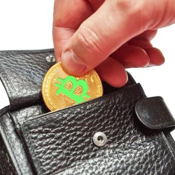 Hands with coins Stock Photos