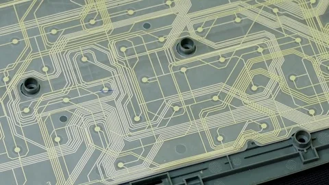 Hands collect keyboard Stock-Footage 85074828