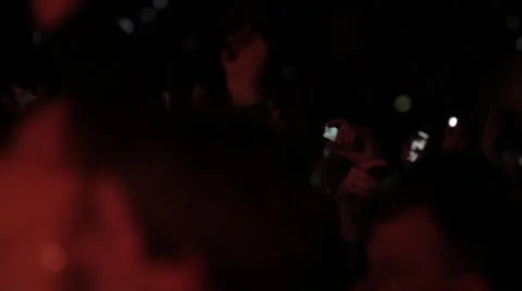 Hands in Concert at Night Stock Footage 49539372