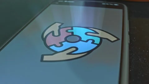Hands connected pieces of puzzle together, presentation Stock Footage 304836608