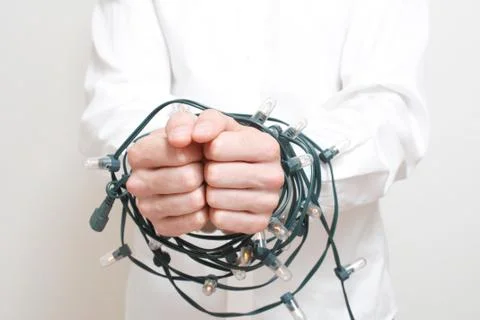 Hands cought Stock Photos