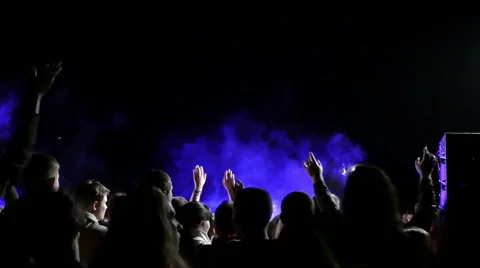 Hands of crowd Video stock 54699651