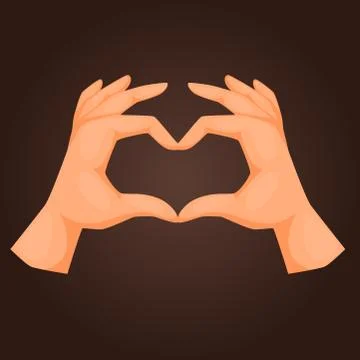 Hands deaf-mute gestures human pointing arm people gesturing communication Stock Illustration