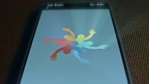 Hands of different colors Intertwined, unity and connection concept Video stock 309460218