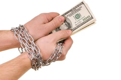 Hands with dollars Stock Photos