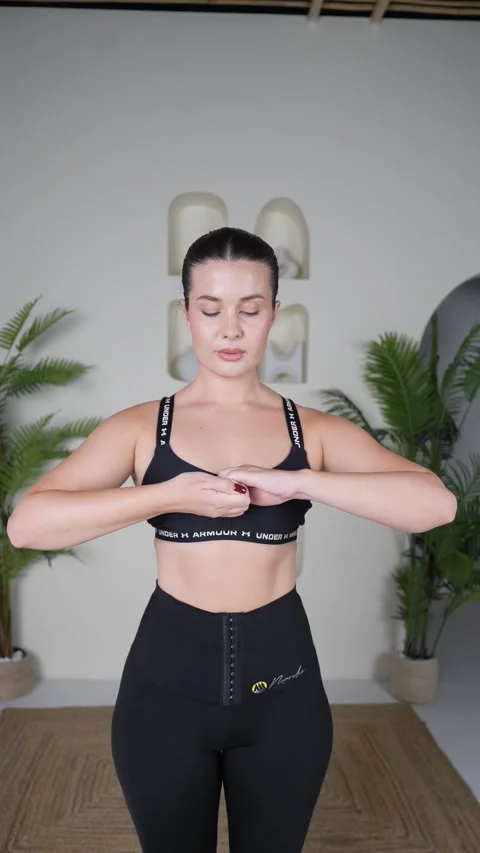 Hands exercises , breading exercise Stock Footage 314186328