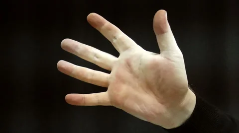 Hands, fingers and numbers Vídeos de archivo 43201193