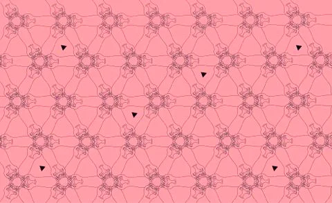 Hands folded in a triangle Stock Illustration