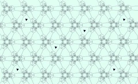 Hands folded in a triangle Stock Illustration