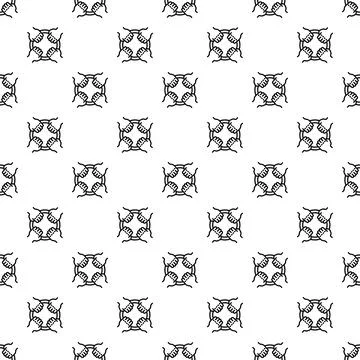 Hands forming circle unity pattern seamless repeating design Stock Illustration