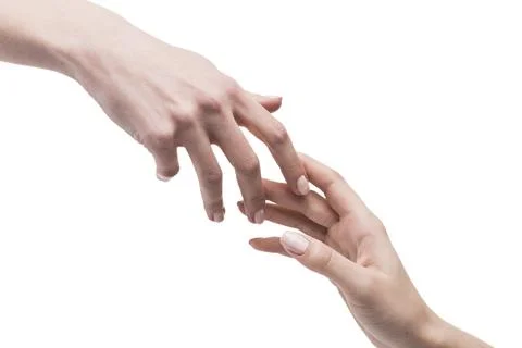 Hands gently touching each other Resolution and high quality beautiful photo Stock-Fotos