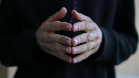Hands gesture. Stock Footage 142796021