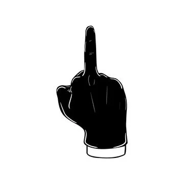 Hands gestures vector cartoon illustration Stock Illustration