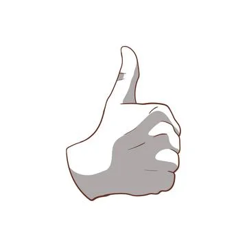 Hands gestures vector cartoon illustration Stock Illustration