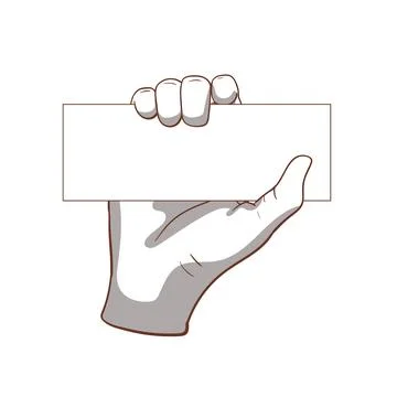 Hands gestures vector cartoon illustration Stock Illustration