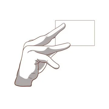 Hands gestures vector cartoon illustration Stock Illustration