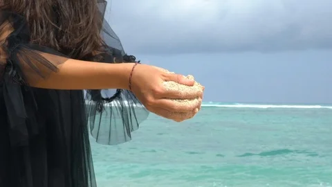 Hands of the girl close up. Stock Footage 112787852