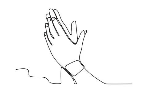 Hands give applause Stock Illustration