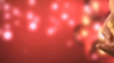  hands giving a gift Stock Footage 544724