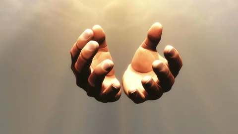 Hands of God Stock Footage 140051632