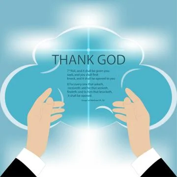Hands to God Stock Illustration