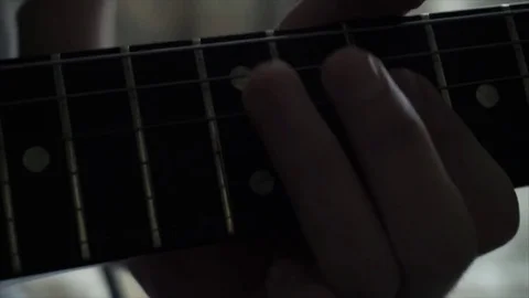 Hands of guitar player Stock Footage 78039404