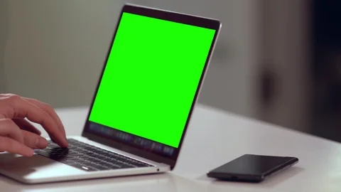 Hands of a hardworking businessman using a laptop Stock Footage 125899260
