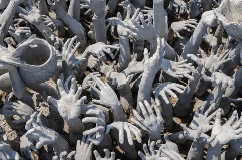 Hands from hell Stock Photos