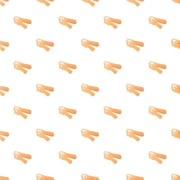 Hands holding egg pattern repeating vector background Illustrazione stock