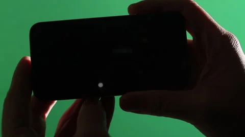 Hands holding iPhone Stock Footage 51350790