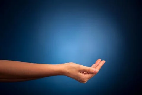 Hands holding Stock-Fotos