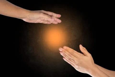 Hands holding Stock Photos