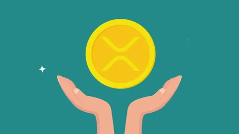 Hands holding XRP Stock Footage 174697819