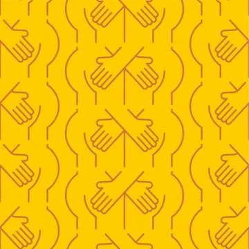 Hands hug ass pattern seamless. hold each other's ass background 스톡 일러스트