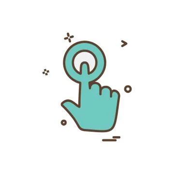 Hands icon design vector Stock Illustration